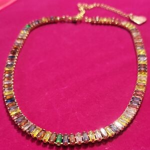 Multicolor Gold-Tone Necklace